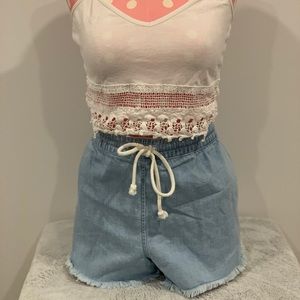 Aerie women’s denim shorts